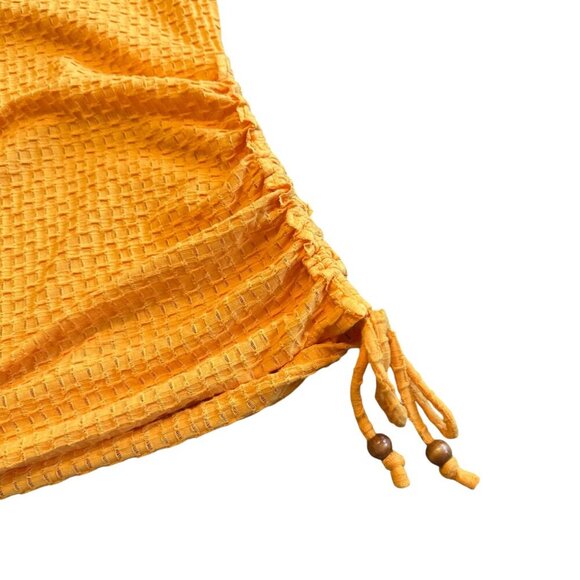 Free People Beach Orange Short Sleeve Stretch Dress Swim Coverup Size XS NWT - Picture 9 of 11